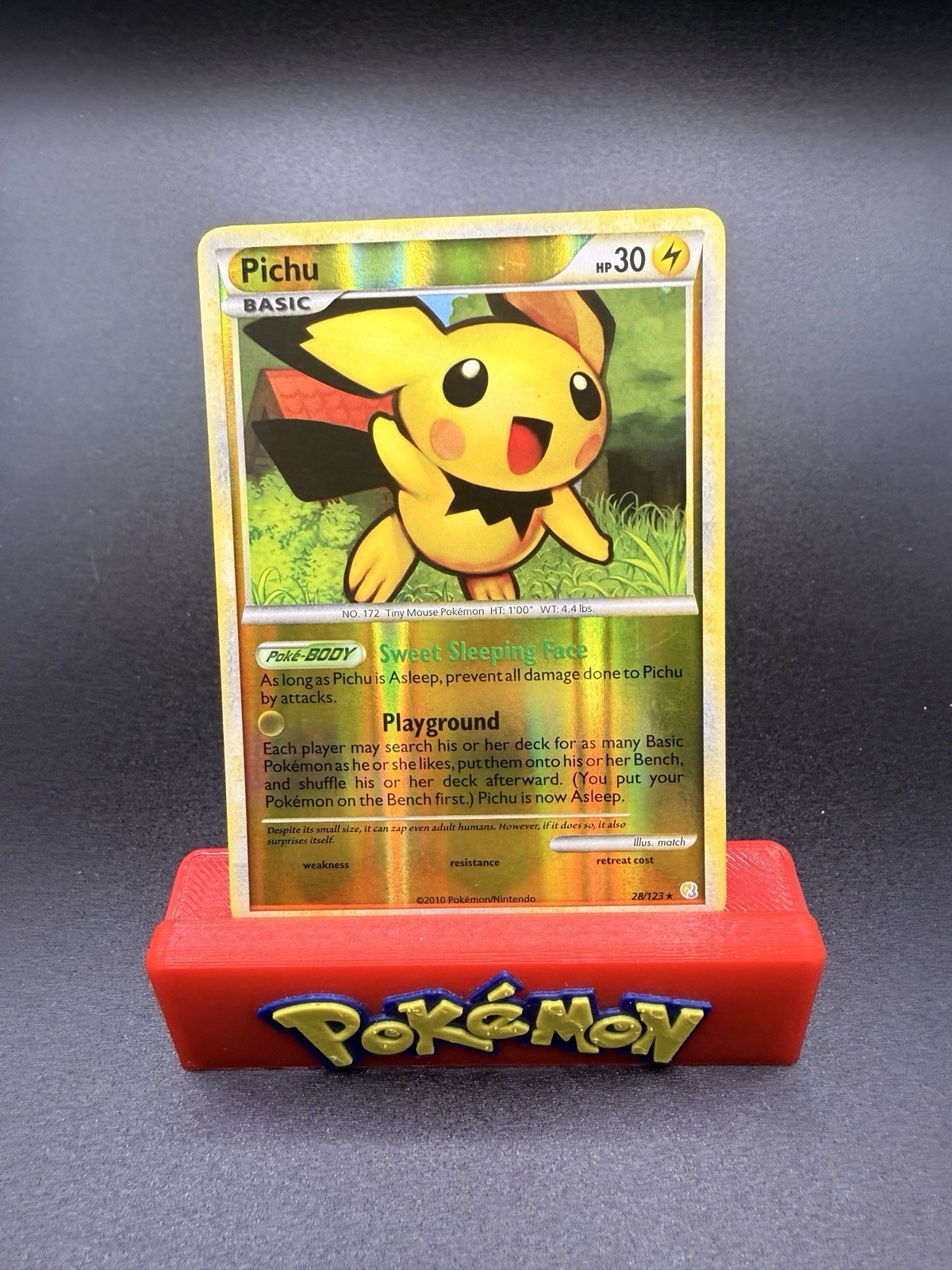 Pichu 28/123 Heartgold & Soulsilver Reverse Holo (NM/LP)