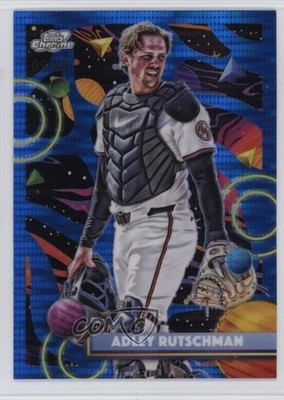 2025 Topps Cosmic Chrome Blue Moon Refractor 9/99 Adley Rutschman #102 1ub2
