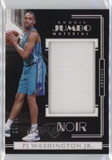 2019-20 Panini Noir Rookie Jumbo Material 29/99 PJ Washington Jr #RJ-PJW pm5