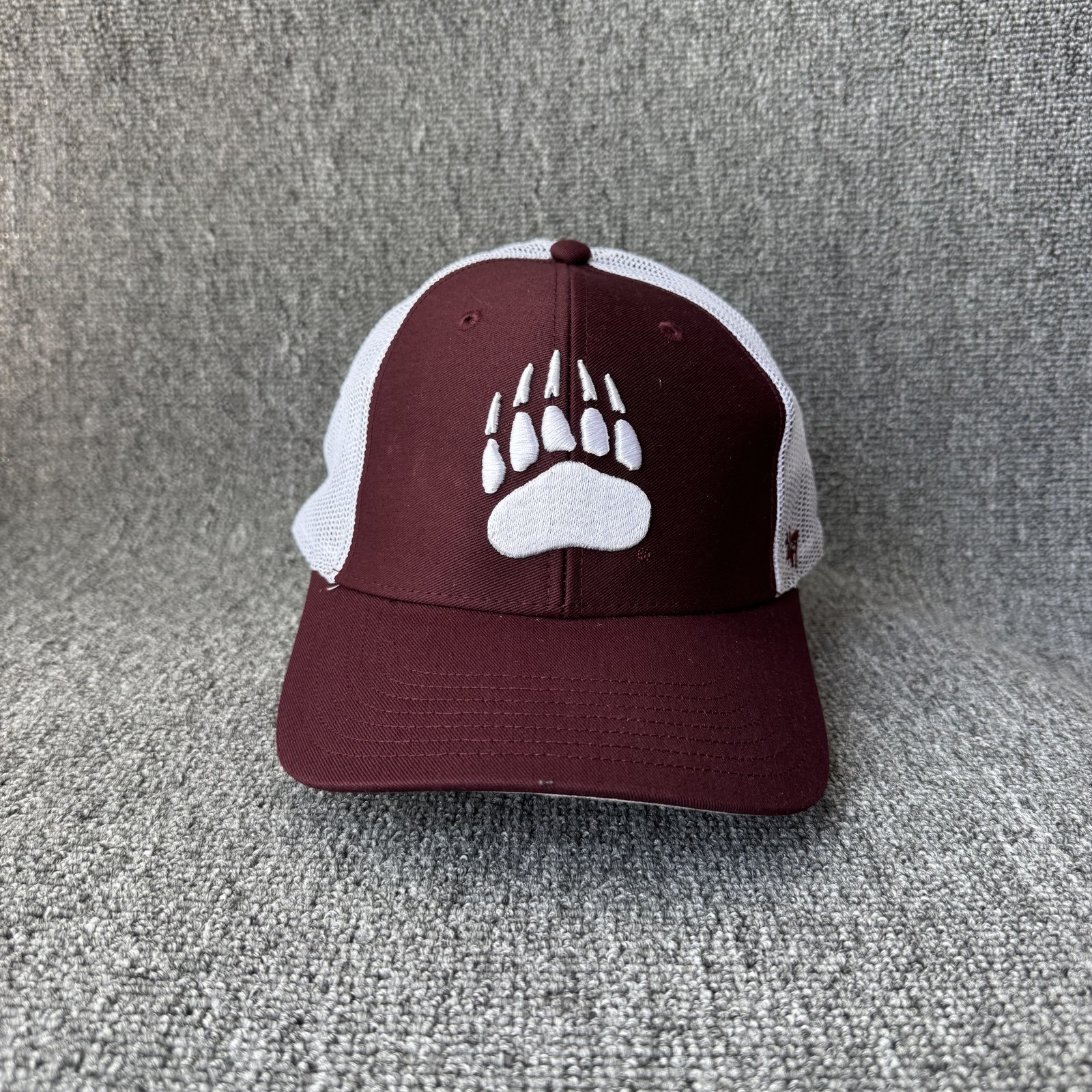 47 Montana Grizzlies Trucker Snapback Maroon White One Size Hat