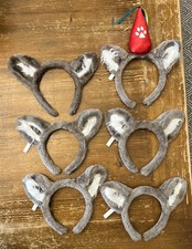 Great Wolf Lodge Ears Lot of 6. Regular ears and Happy Birthday ears