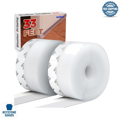 33FT Weather Stripping Door & Window Seal Tape - Emergency Draft Stopper, Ult...