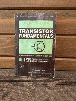 Transistor Fundamentals Vol 1 Brite Basic Semiconductor Sams 1970 Softcover Vtg
