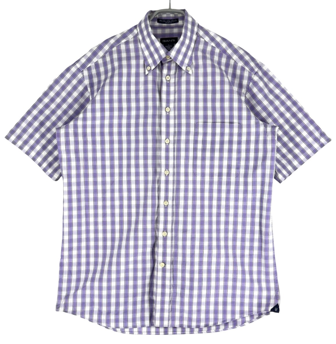 Camisa Casual Formal De Dos Capas De Popelín Para Hombre De Los Años 80 Talla L
