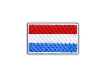 Flagge Luxemburg Aufnäher/Abzeichen bestickt