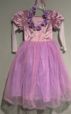 Princess Dress Costume With Built In Lights And Headband Girls Size 5/6