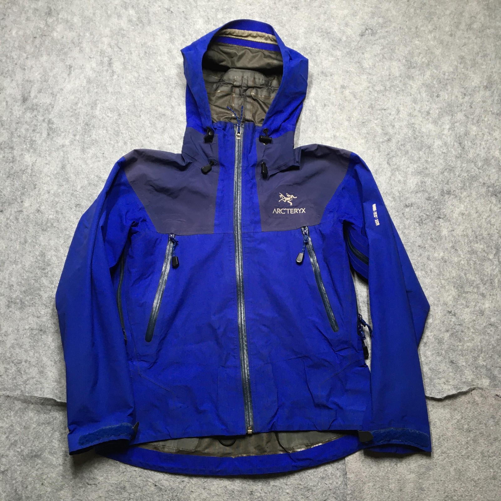 Chaqueta De Colección Arc'teryx Beta AR Para Mujer Pequeña Pequeña Azul Con Capucha Gore Tex XCR