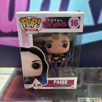 Paige Funko Pop 16 signed by Paige Saraya-Jade Bevis WWE SWAU COA