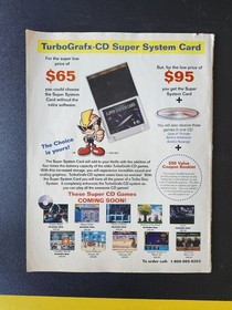 TURBOGRAFX 16 CD Turbo Force Video Game Magazine January 1993 Volume 3 Vintage