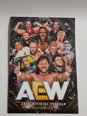AEW  Official Program  Live Event Exclusive 2024 Brand New 