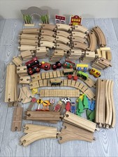 Massive Lot Wooden Train Lot Thomas  Friends, Melissa  Doug, Brio Track