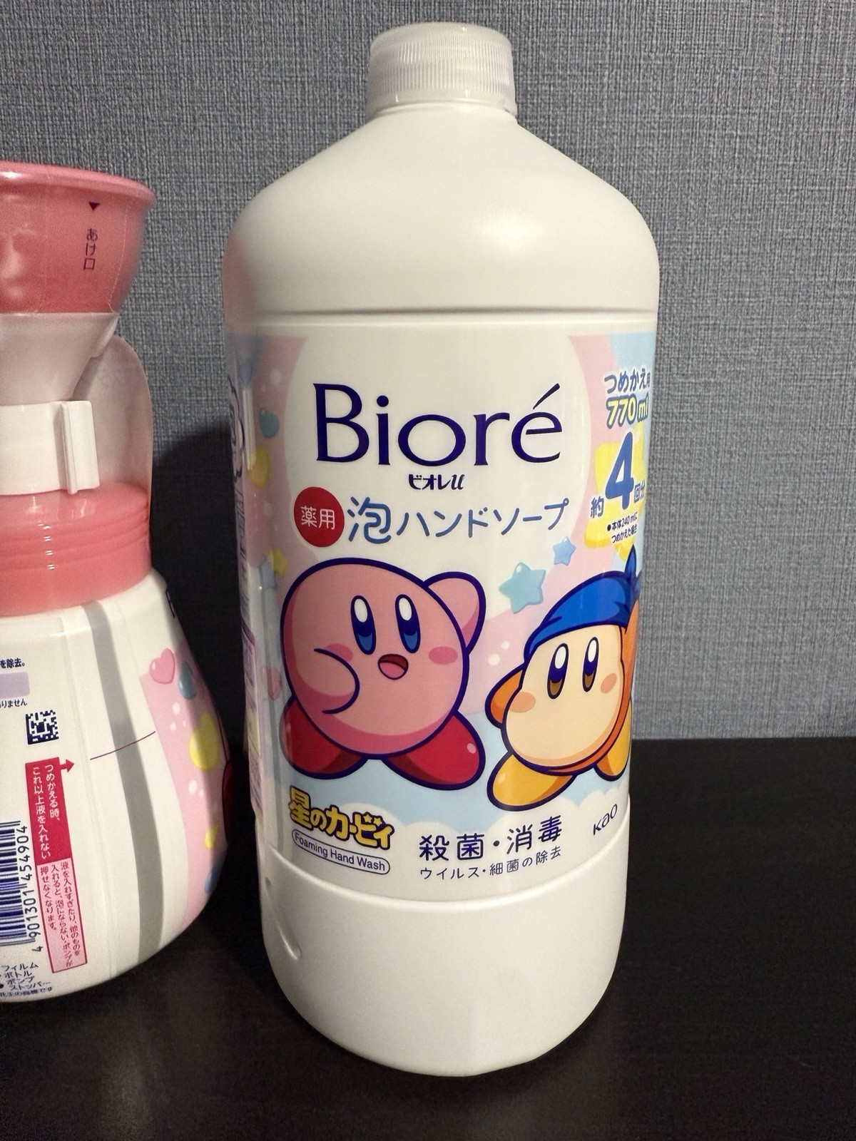Kirby’s Dream Land Biore u Forming Heart Stamp Hand Soap Dispensers w refill