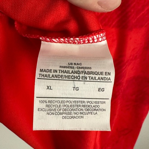 NWT Nike US USA Tobin Heath #17 Away Soccer Jersey Red 2XL Mens Football Shirt - Picture 8 of 12