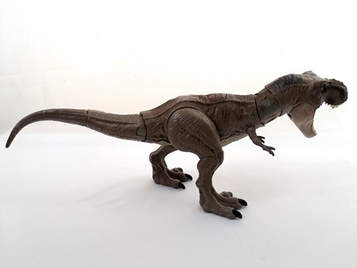 Jurassic World Tyrannosaurus Rex Bite 'N Fight T Rex Mattel 2018 large 21” GCT91 - Picture 3 of 12