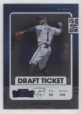 2021 Panini Contenders Draft Ticket Blue 138/149 Ozzie Albies #1 0m0g