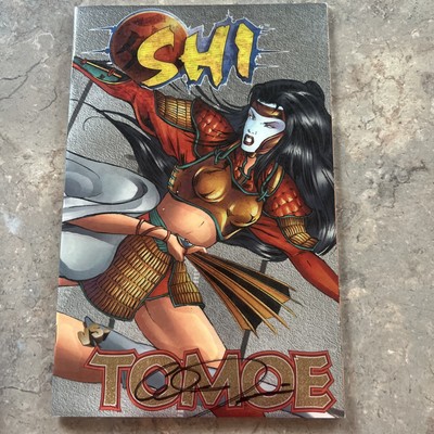 Shi vs Tomoe #1 Crusade Special Chromium Wraparound Cover SIGNED BY BILL TUCCI