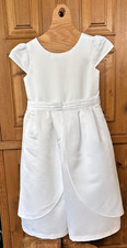 Special Occasion by Gymboree 1st Communion Flower Girl White Dress Cap Sleeve 8