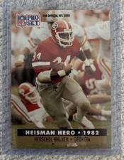 1991 Pro Set - Heisman Hero Herschel Walker #44