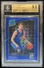 2018-19 Panini Donruss Optic Luka Doncic Blue Velocity RC #177 Mavericks BGS 9.5