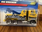 1998 Hot Wheels Rig Wrecker Tow Truck #1087 VINTAGE YELLOW 5Dots VHTF