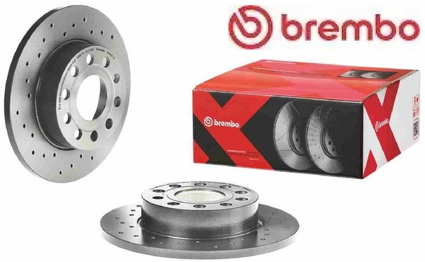 2X Bremsscheibe Brembo 08.9488.1X 2 Bremsscheiben Hinterachse Hinten-image
