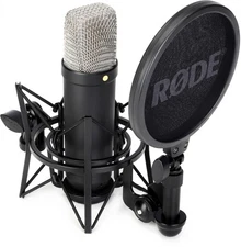 Rode NT1 Signature Series Condenser Microphone with SM6 Shockmount and Pop