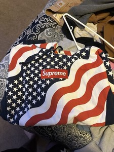 Supreme Flag Hoodie | eBay