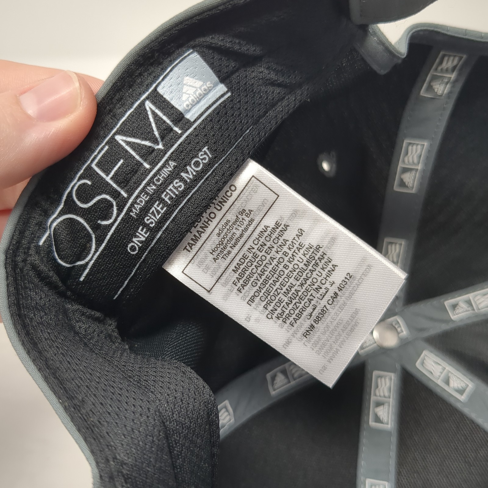 Bayer Strapback Baseball Cap Gray One Size Adjust… - image 10