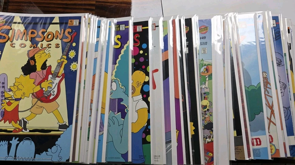 SIMPSONS LOT Of 40 COMICS & STORIES #1 Bartman Itchy & Scratchy Moe & More - Image 2 of 4