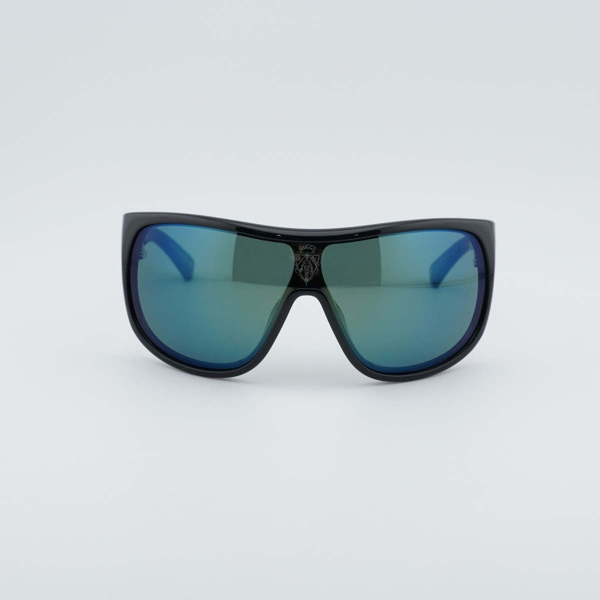 Gucci GG2168S 007 Shiny Black/Solid Green Petrol Multilayer 