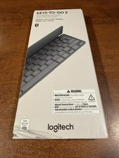Logitech Keys-To-Go Ultra Portable Keyboard for Apple iPad 2 - Black: Wireless,