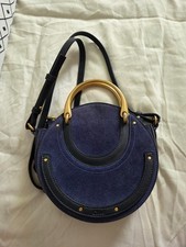 Chloe Pixie Crossbody Bag Blue Small