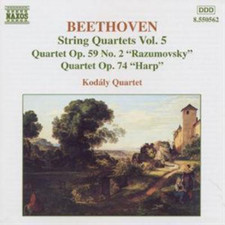 Image of Ludwig van Beethoven String Quartets Vol. 5 (CD) Album