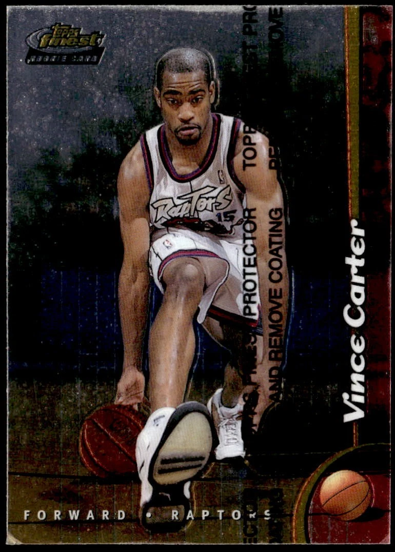 Topps Vince Carter Basketball Toronto Raptors Rookie Sports
