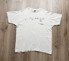 90s VINTAGE Motorola Timeline Tech T-Shirt Size XL Funny Obscure Employee Rare