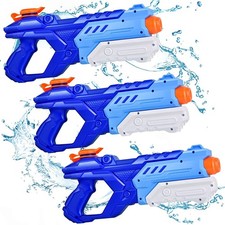 3 Pack Water Guns for Kids Adults - 600CC Squirt Water Toy Gun Super Blaster ...