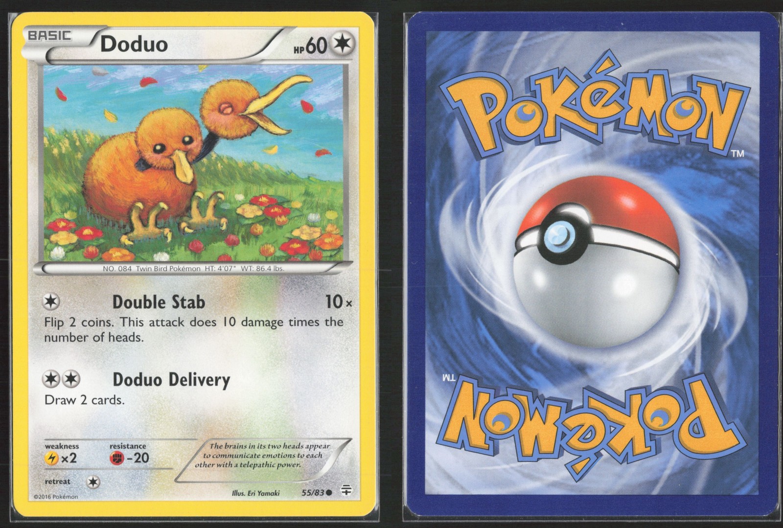 Pokemon TCG | Doduo 55/83 | Common | Generations | Lightly Played