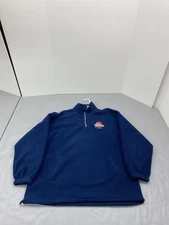 Vintage Planet Hollywood Pullover Mens Large Fleece Orlando Embroidered 90s USA