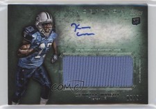 2012 Topps Inception Rookie Green 9/50 Kendall Wright Jumbo Patch Auto 2k3