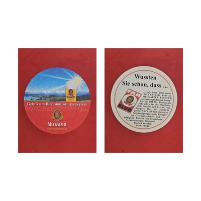 Meckatzer Did you know that...to each other over 2300...brewery beer mats