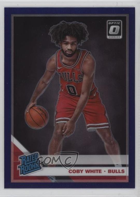 2019-20 Panini Donruss Optic Rated Rookie Purple Prizm Coby White #180 07i7