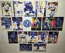 Tampa Bay Lightning Sticker + 2026 Card Lot Kucherov Hedman Point UD Hockey NHL 