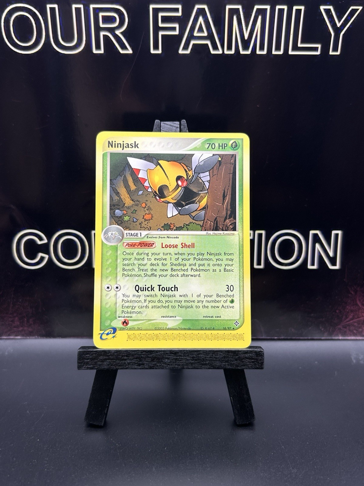 Pokémon TCG Ninjask EX Dragon 18/97 Regular Rare NM