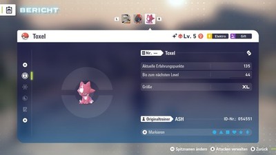 Shiny Elite Toxel  Level 5 6IV + Max EV / DV  Für Pokemon Legenden Z-A