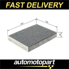 Image of Bosch Pollen / Cabin Filter 1987432538 6000620027 K6000620027 95528256 R2538 New