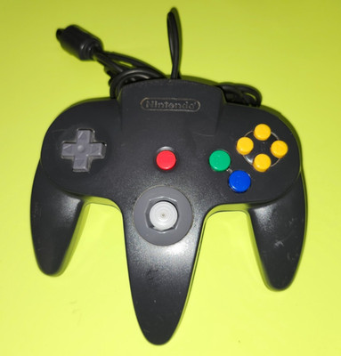 Nintendo 64 Charcoal Controller NUS-005 Official N64 OEM New Hall Effect Stick