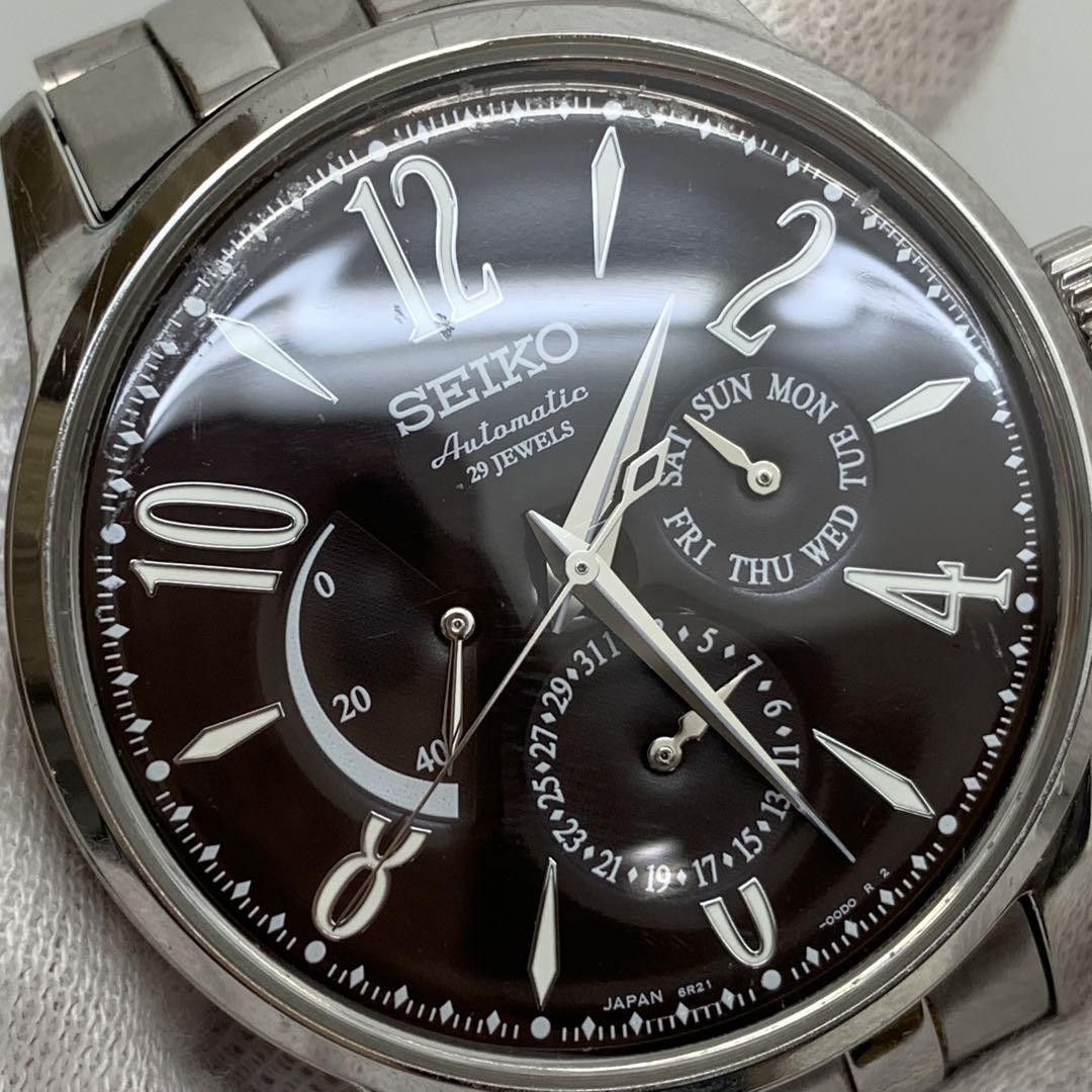 SEIKO 6R21-00D0 メカニカル デイデイト 自動巻 25012773 SEIKO 6R21-00D0 Mechanical Day Date Automatic Winding