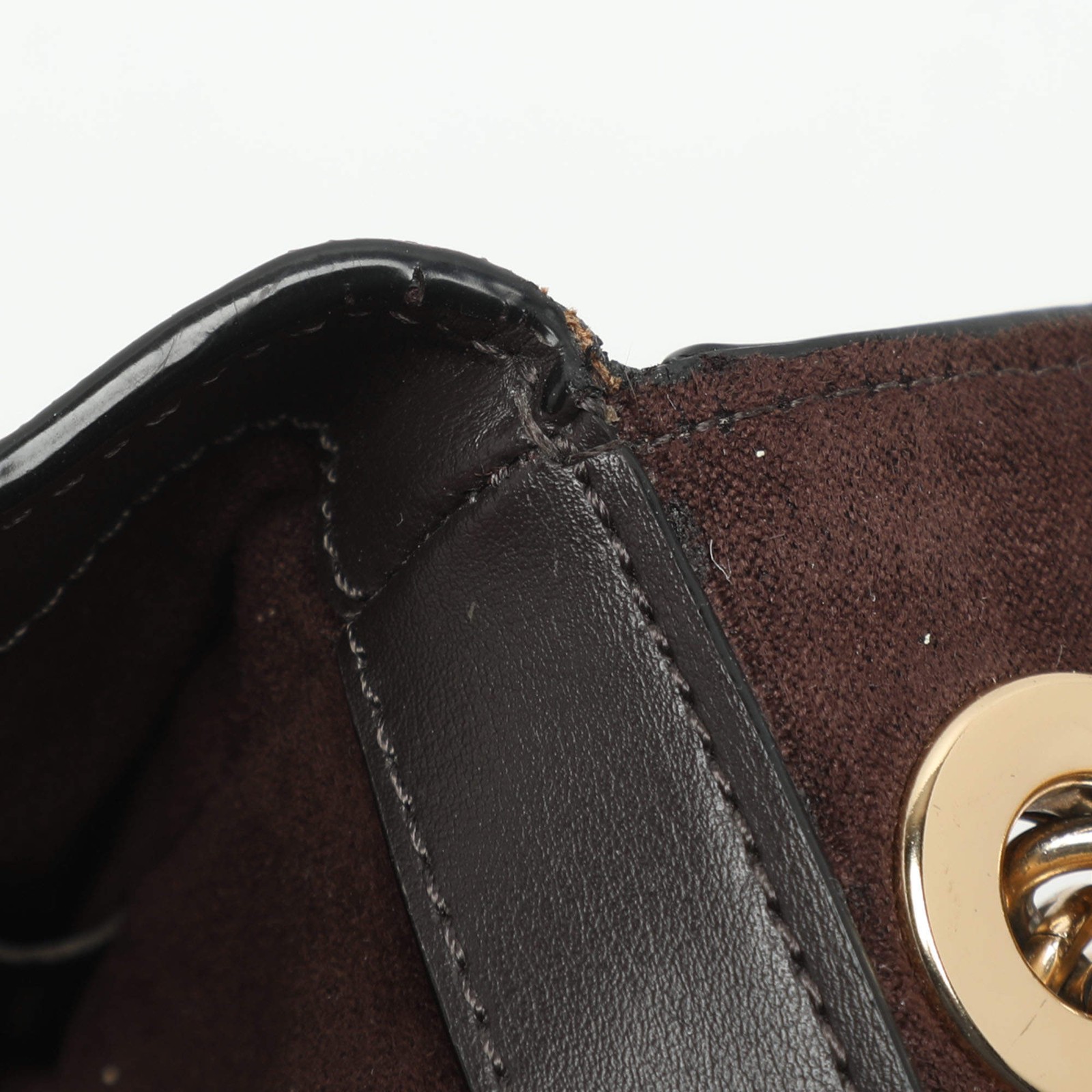 Coach Cassidy GreenBrown Leather and Python Embos… - image 14