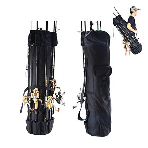 Fishing Pole Bag,Fishing Rod Organizer Travel Camping Carry Case,Oxford Fabri...