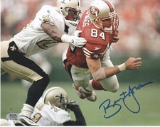BRENT JONES  Signed Autographed Auto 8x10 Photo Picture San Francisco 49ers PSA